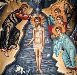 Affresco bizantino del XV secolo